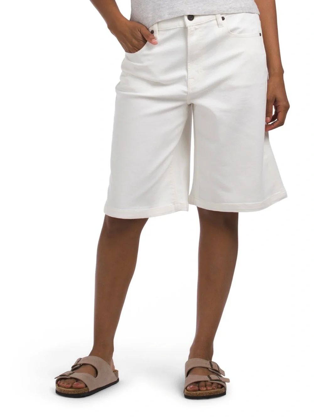 HIDDEN baggy stretch shorts
